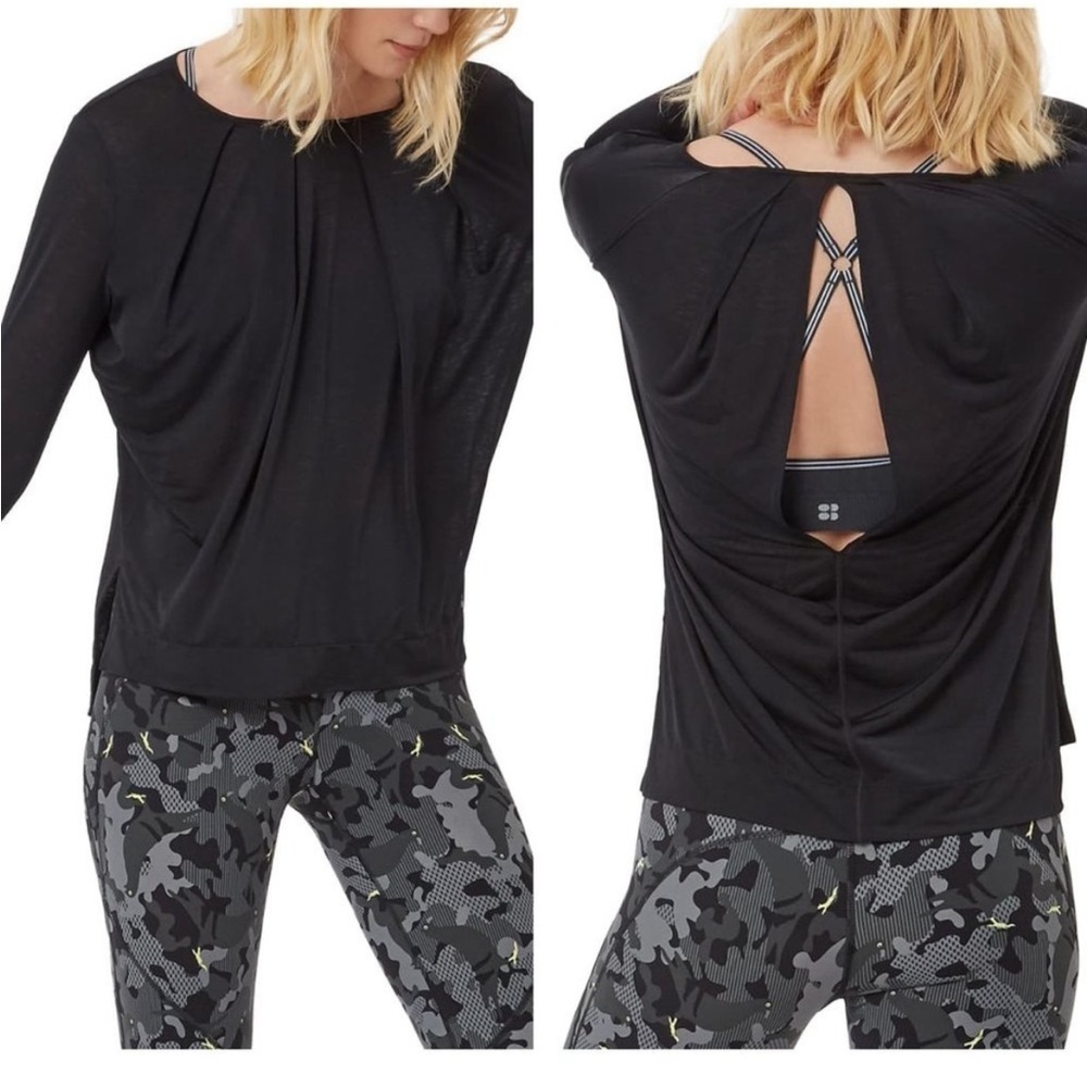 Sweaty Betty Black Long Sleeve Top